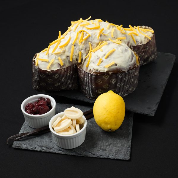 colomba fragole limone